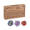 Beyblade Burst Surge Speedstorm Thunder Threat 3-Pack - Kolossal Fafnir F6, Spear Dullahan D6, Brave Roktavor R6 Battling Game Top Toys