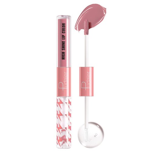 Marine Forest High Shine Lip Gloss with Clear Fixed Color Lip Oil, Up to 12 Hours Long Lasting Dual Ended Liquid Lipstick, Lightweight and Non Sticky, 0.1 Oz (05)