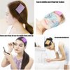 5Bags/10PCS Fringe Stickers, Magic Bangs Square Hair Pads, Fixed Clip Hairpin, Seamless Plastic Paste Posts Tape 3x2.4" for Girls Women Hair Accessory