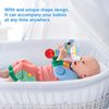 Toyvian Baby Soft Rattles Toy Infant Shaker Teether Cute Stuffed Airplane Handbells Soft Baby Rattle Toy Airplane Rattles Toy for Newborn Baby Gifts
