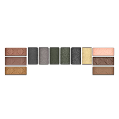 L.A. COLORS Day To Night 12 Color Eyeshadow Palette, Sunrise, 0.28 oz. (CES422) Powder