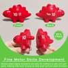 Matching Dinosaur Toys Number 1-10, Fine Motor Toys, Dino Match Game Preschool Educational Learning Toys for Toddlers Boys Girls, Counting & Sorting Toy, Dinosaurs Toys, Sensory Bin Toys Christmas
