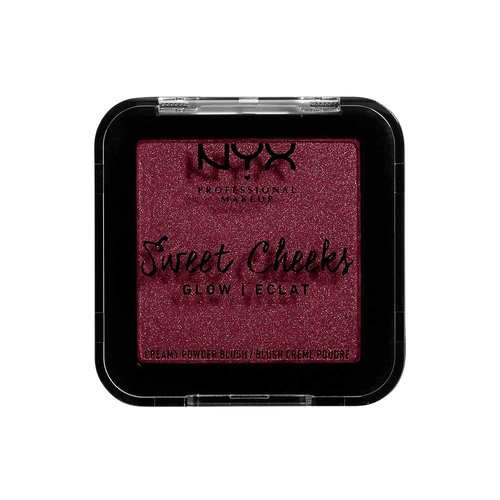 NYX PROFESSIONAL MAKEUP Sweet Cheeks Shimmer Blush, Red Riot