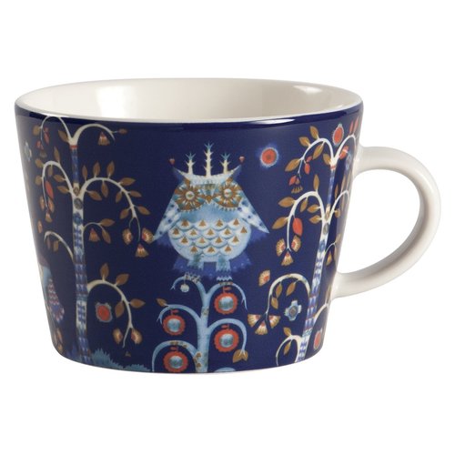 Iittala Taika Coffee/Cappuccino Cup, Blue,6-3/4-Ounce