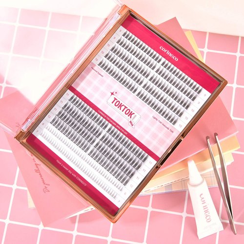 CORINGCO Toktok Hara Wink Fake Eyelashes (Mix set)