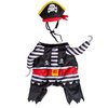 Pet Krewe Dog Pirate Costume & Cat Costume Medium | Pet Costume with Arms, Pirate Hat, Tunic, and Cape - Perfect for Christmas Holiday, Parties, Photoshoots, Gifts for Dog & Cat Lovers