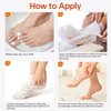 modelones 6 Pairs Hydrating Foot Mask for Dry Cracked Feet, Deep Moisturizing with Urea + Coconut Oil + Hyaluronic Acid+ Vitamin E, Foot Care for Women and Men, Soft Smooth Feet