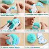 Yarn Ball Winder, Hands Operated Swift Yarn Fiber String Ball Wool Winder Machines for Family+4Pompom Maker+10PS Knitting Stitch Markers+10PS Plastic Needles+1PS Scissors(26b)