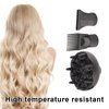 3Pcs/Set Curly Hair Diffuser Attachment Universal,Hair Diffuser for Curly Hair,Universal Hair Diffuser Adaptable for Blow Dryers, Hair Dryer Diffuser Nozzle Set Plastic Hair Dryer Attachment