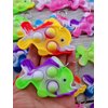 Roaqua 30 Packs Bulk Fish Backpack Keychain Mini pop Fidget，Birthday Party Favors,Summer Students Bubble Prize for boy and Little Girl,Kids