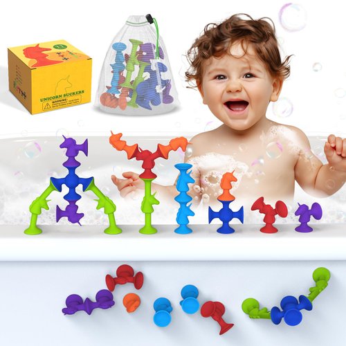 Tidolela Creative Bath Toys for Kids 11 Unicorn Toddler Montesorri Sensory Toys for Autistic ADHD Children Kids Bath Toys Travel Toys Quality Birthday