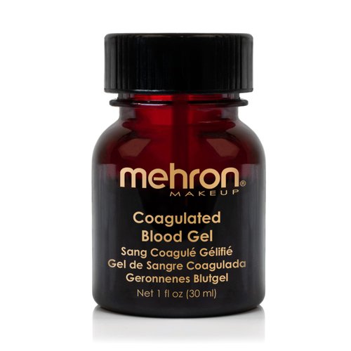 Mehron Makeup Coagulated Blood Gel | Fake Blood Makeup | SFX Makeup for Halloween 1 oz (28 g)