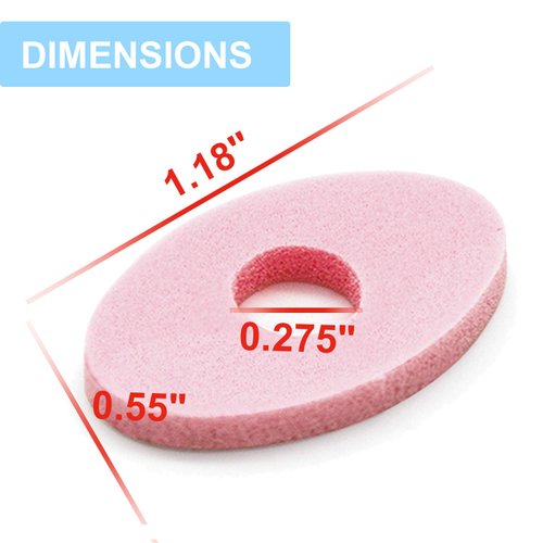 Welnove 135Pcs Oval Corn Cushion Pads, Adhesive Corn Protectors for Corn Remove, Relief Callus and Feet Sore