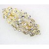 Faship Sparkling Clear Crystal Hair Barrette Clip