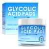 Glycolic Acid Pads, 10% Ultra Pure Glycolic Acid & 2% Salicylic Acid, Exfoliating Peel Pads for Face, Effective Chemical Peel, Keeps Skin Smooth and Prevents Wrinkles and Lines - 60 Pads