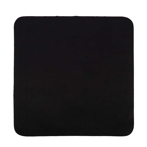 2 Pcs Jumbo Black Suede Cleaning Cloth for Glasses Eyeglasses Camera Lens Cell Phone Screen Laptops Telescope LCD Screen, 12 x 12 inch