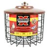More Birds Squirrel-X Double Suet Feeder, Outdoor Wild Bird Feeder, Cage Bird Feeder, 2 Suet Cake Capacity