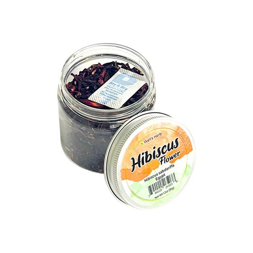 Well's Dried Hibiscus Flower Herb (1.2 oz) for Hair & Skin Care, Provides Deep Moisturization and Nourishment with 100% Natural Ingredients, Ideal for DIY Hair Oil, Styling Agent