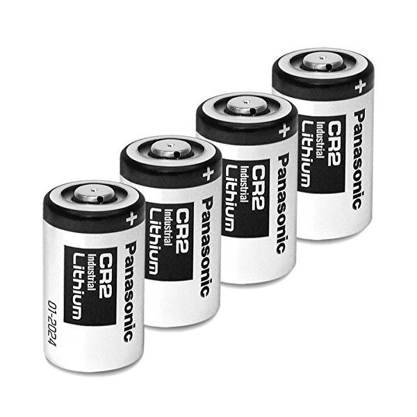 Panasonic CR2 Lithium Battery, Photo Lithium,3V Batteries for Mini 25/ Mini 50 /Mini 50S/ Mini 55 Pivi MP-100 & SP-1- Silver (Pack of 4)