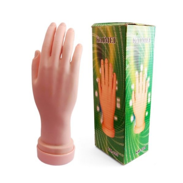soft plastic hand model nail art flectional