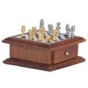 Miniature Chess Set, Gift Dollhouse Furniture Mini Collection Decoration for Home
