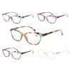 MODFANS Womens Reading Glasses Women 5 Pack Fashion Ladies Readers Comfort Spring Hinge Lightweight cateye Frame with Pouch 2.5