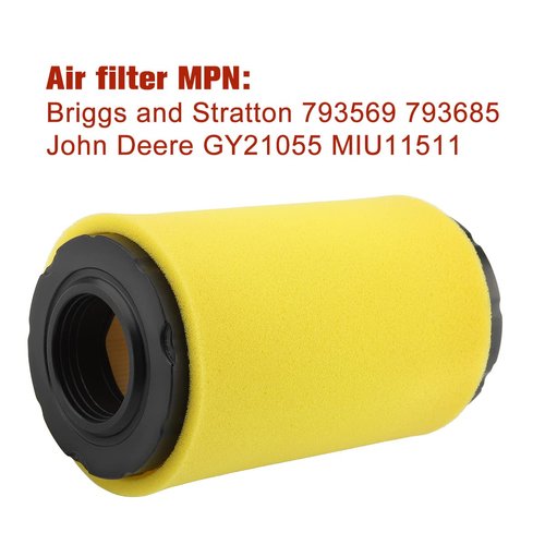 Powtol 793569 793685 Air Filter for Intek John GY21055 MIU11511 LA125 LA115 D100 D110 D120