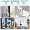 Suction Cup Hooks, BUDGET & GOOD Reusable Waterproof Shower Hook, 4Pcs Vacuum Suction Hooks - Razor Holder - Wreath Hook - Multi-Use for Bathroom Kitchen Office, Storage & Organization for Accessories