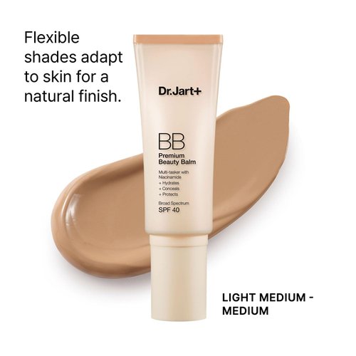 Dr.Jart+ Premium BB Tinted Moisturizer with SPF 40 and Niacinamide, 1.35 fl oz