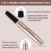 OVIQERKI 18 color eyeshadows stick shimmer,Highlighter waterproof eyeshadow pen,Colour pop eye makeup (Pale golden #02)
