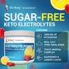 Dr. Berg Zero Sugar Hydration Keto Electrolyte Powder - Enhanced w/ 1000 mg of Potassium & Real Pink Himalayan Salt (NOT Table Salt) - Raspberry & Lemon Flavor Hydration Drink Supplement - 50 Servings