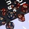 Galaxy Dice Set| Blue Red DND Dice Set for Board Game