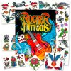 Rock Star Stickers and Tattoos Party Favors Pack (More Than 40 Rocker Stickers and 50 Rocker Temporary Tattoos)