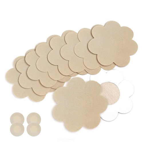 Goldfarm 20 Pairs Nipple Breast Covers, Sexy Breast Pasties Adhesive Bra Disposable