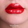 VavaSans Ruby Red Matte Liquid Lipstick with Red Clear Glitter Lip Gloss 2 In 1 Dual Ended Highly Pigmented Long Lasting Non Sticky Transfer Proof High Shine Finish Makeup for Girls and Women