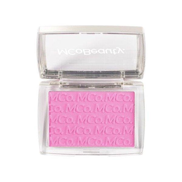 MCoBeauty Glow Up pH Powder Blush - Rosy Pink, Customizable Matte Blush, Vegan, Cruelty Free Cosmetics