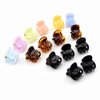 50PCS Mini Hair Claw Clips for Women Girls, Small Hair Clips Little Claw Clips Tiny Acrylic Jaw Clips with Transparent Box（Candy colors）