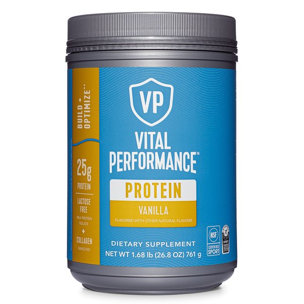 Vital Proteins Collagen Peptides Powder - Vanilla, Protein Powder Blend, Lactose-Free, Made Without Gluten, 1.68lb