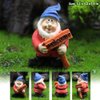 PEATOP Fairy Garden Accessories,Miniature Gnome Figurines Set of 7, Garden Gnome Figurines for Plant Pots Decor, Home Decoration,Fairy Garden