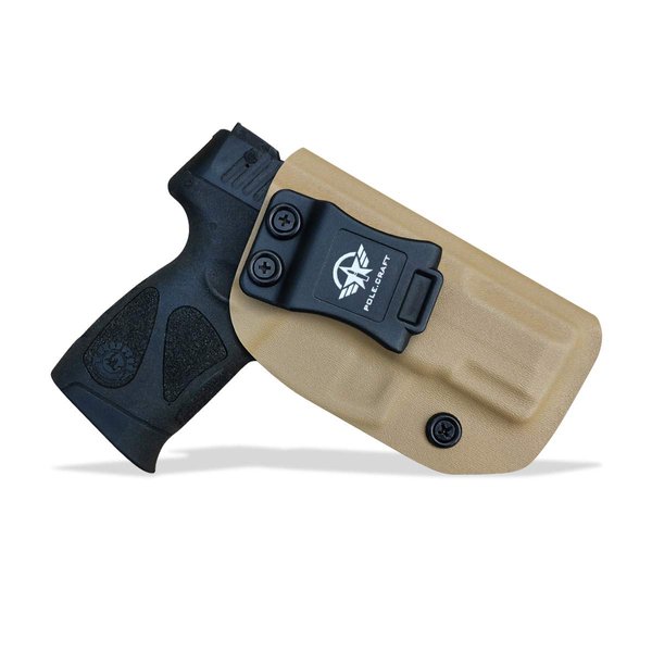 Taurus G2C Holster, Kydex IWB Holster for G2C Taurus Holster & Millennium PT111 G2 / PT140 Holster Taurus G2C 9mm - Kydex Holster Taurus PT111 G2C Pistol Case (Tan, Right)