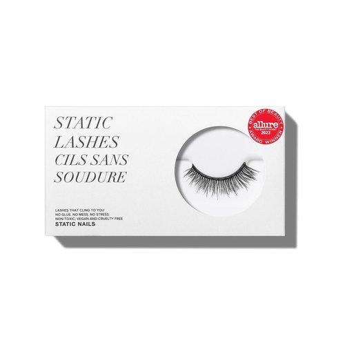 STATIC NAILS Magnetic Eye Lash Wink Wink Black Natural - Magnetic Lashes Kit - Reusable, Glue-Free, 3D Natural Look - Comfortable