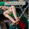 Cosplay Anime ONE Piece Zoro Swords Building Blocks Set, 22.8in Samurai Katana Zoro Sword Building Blocks with Scabbard & Stand, Cartoon Roronoa Yamato Sword Model