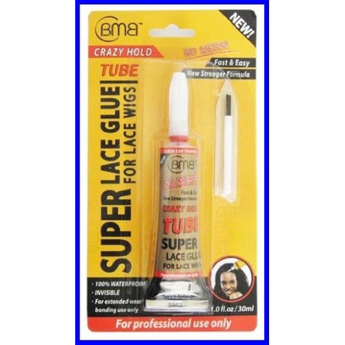 [BMB] Super Lace Glue for Lace Front Wigs Crazy Hold Tube 1.0 fl.oz