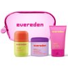 Evereden Pre-Teen Collection: Triple Green Tea Steer Clear Balancing Jelly Cleanser Pre Teen Face Wash, Let's Bounce Gel-Cream Teen Face Moisturizer, & Balance Up Water-Based Toner Pads for Face