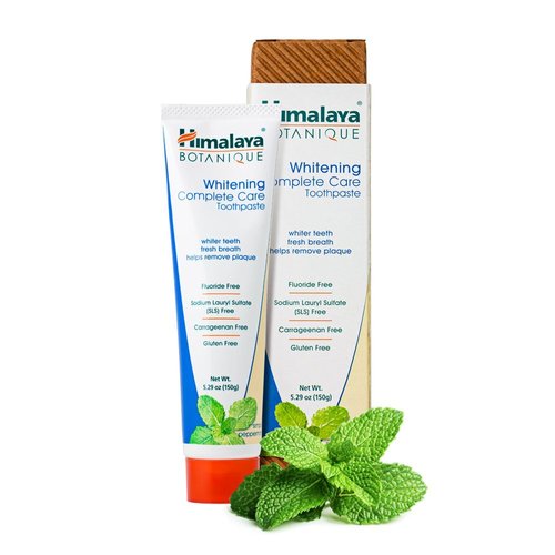 Himalaya Botanique Complete Care Whitening Toothpaste, Simply Peppermint, for a Clean Mouth, Whiter Teeth and Fresh Breath, 5.29 oz…