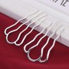 Lurrose 6pcs Antique Hair Pins Fork Hairpin Barrettes DIY Handmade Hair Clips Ancient Headwear for Women Lady Hair Jewelry Silver