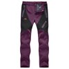 Rdruko Women's Ski Pants Waterproof Insulated Outdoor Hiking Winter Softshell Cold Weather Snow Pants(Purple, US M)