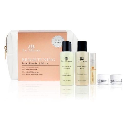 Le Mieux Beauty Essentials for Dull Skin - 5-Piece Skincare Set - Illuminating Cleanser &amp; Toner, ...