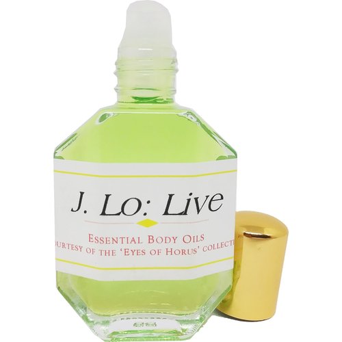 Live: J. Lo - Type For Women Scented Body Oil Fragrance [Roll-On - Green - 1/2 oz.] - ID#25643