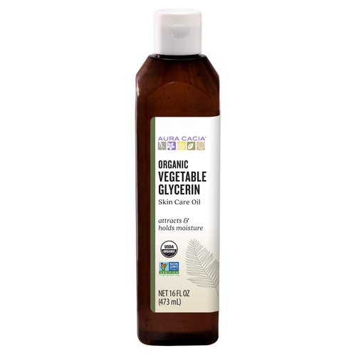 Aura Cacia Organic Skin Care Oil, Vegetable Glycerin, 16 Fluid Ounce
